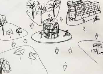 [Design fiction #3] Inauguration du Manège à Vélos sur la Place Marceau