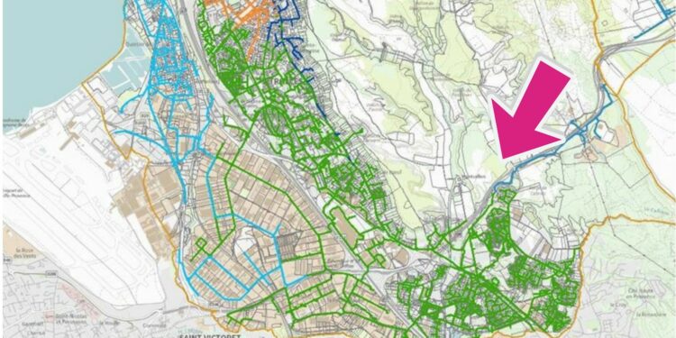 La zone verte de Vitrolles est impactée par l'interdiction de consommation de l''eau (Source Préfecture)