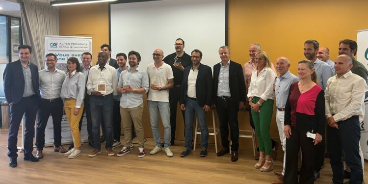 Les participants à la finale de la 4e édition de l'appel à projets transition énergétique du Crédit Agricole Alpes Provence (Crédit DR)