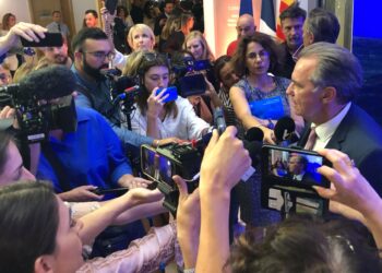 Renaud Muselier mercredi 7 juin 2023 à l'Hôtel de Région (Crédit Gomet'/JFE)