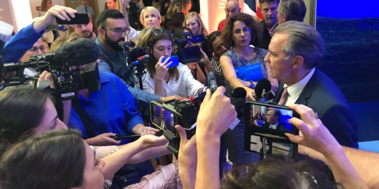 Renaud Muselier mercredi 7 juin 2023 à l'Hôtel de Région (Crédit Gomet'/JFE)