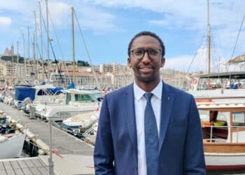 Le secrétaire d'État en charge de la Mer, Hervé Berville était à Marseille mercredi 14 juin 2023 (crédit : RL)