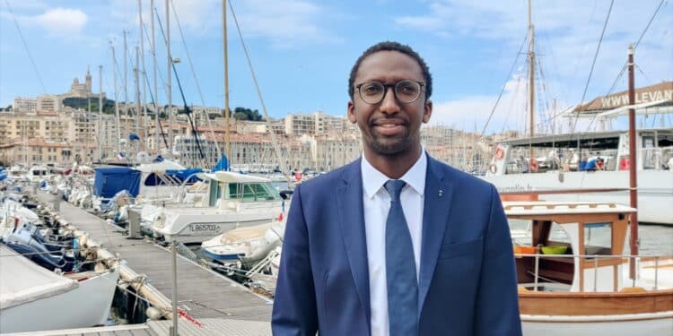 Le secrétaire d'État en charge de la Mer, Hervé Berville était à Marseille mercredi 14 juin 2023 (crédit : RL)