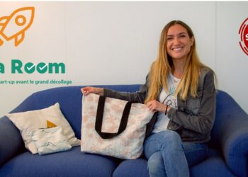 Virginia Dausque de Vaïba sur le plateau de Data Room (Crédit Gomet')