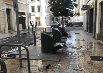 Dans le centre de Marseille samedi 1er juillet (Crédit Gomet'/JFE)