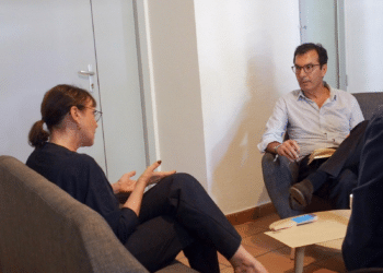 Sophie Joissains et Jean-Pierre Farandou à Aix samedi 8 juillet 2023 (Crédit Ville d'Aix DR)