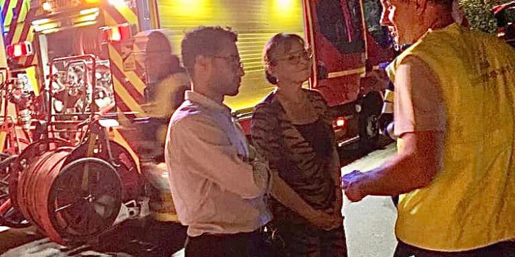 Sophie Joissains à Jas de bouffan dans la nuit du samedi 1er juillet au dimanche 2 juillet 2023 (crédit Ville d'Aix)