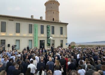 L'esplanade du Fort St Jean au Mucem mardi 27 juin à Marseille (Crédit Gomet')