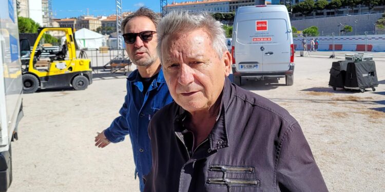 Bernard Aubert (au premier plan) et Marc Aubergy. Crédit photo : Jean Yves Delattre.