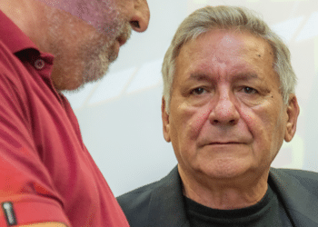 Bernard Aubert en 2022 lors de la conférence de presse de présentation de la 30e édition de la Fiesta des Suds.