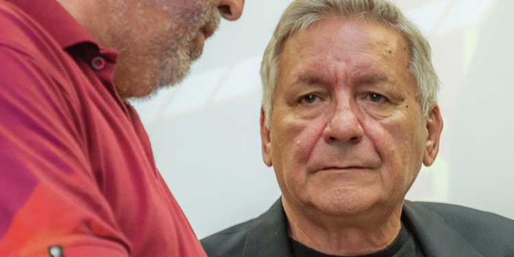 Bernard Aubert en 2022 lors de la conférence de presse de présentation de la 30e édition de la Fiesta des Suds.