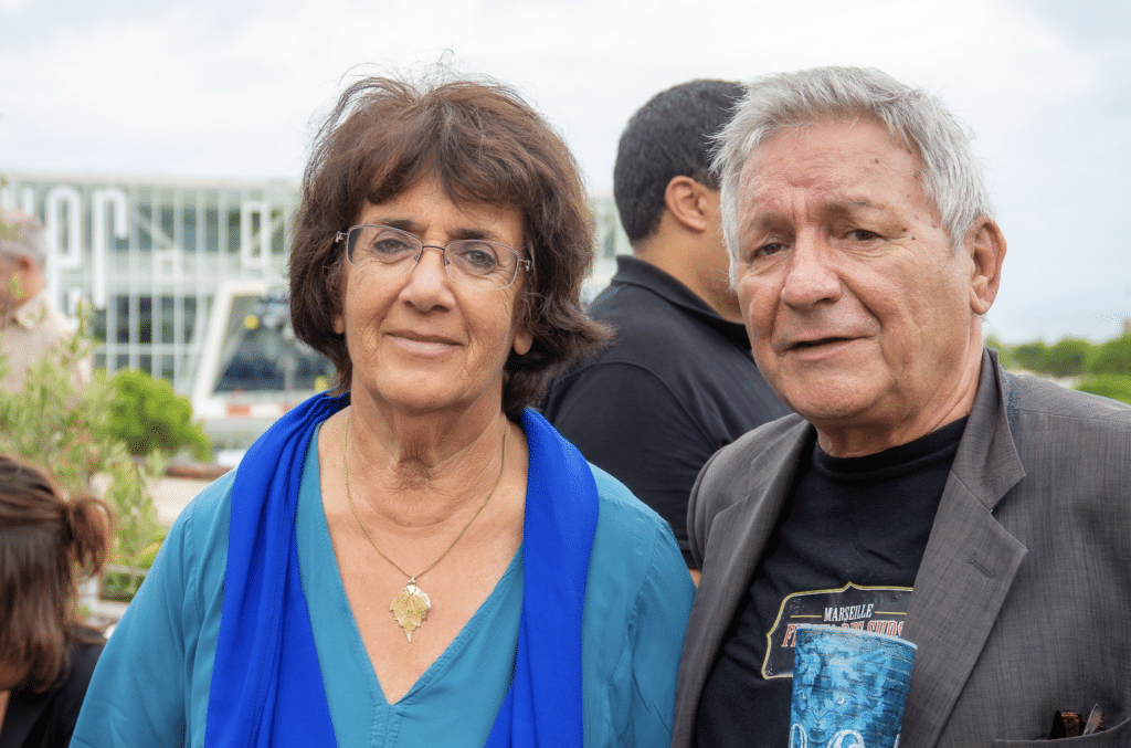 Bernard Aubert avec Florence Chastanier