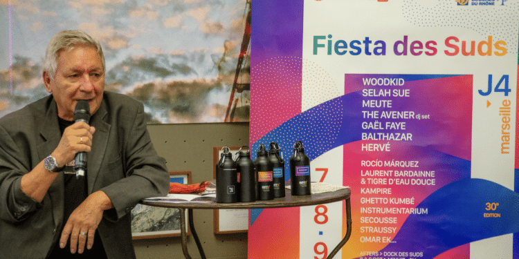 Bernard Aubert, co-fondateur de la Fiesta des suds est décédé dimanche 13 août 2023 (Crédit Jean Yves Delattre)