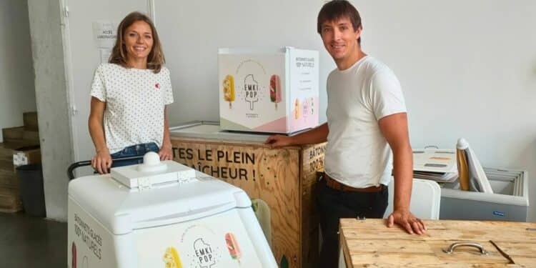 Emeline Lallemand et Guillaume Bacqueville, les fondateurs d'Emki Pop (crédit : JRG / Gomet')