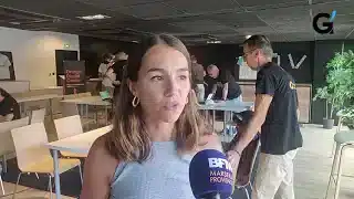 Manon Cervello de Synergie Family, partenaire de l'OV School (Crédit LN/Gomet')