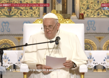[Vidéo] La prière du pape François à la basilique Notre-Dame de la Garde