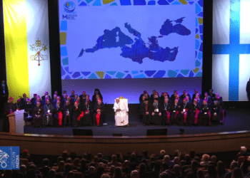 Le pape François au Pharo en conclusion des Rencontres méditerranéennes