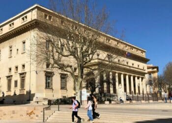 Le palais de justice d'Aix-en-Provence (crédit : JFE / Gomet')