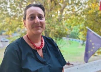 Olivia Fortin a pris la tête de la mairie du 6/8 en avril 2023, succédant à Pierre Benarroche (crédit : JRG / Gomet')