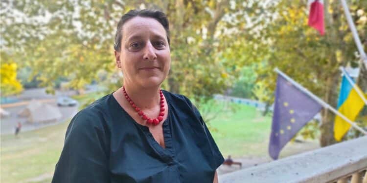 Olivia Fortin a pris la tête de la mairie du 6/8 en avril 2023, succédant à Pierre Benarroche (crédit : JRG / Gomet')