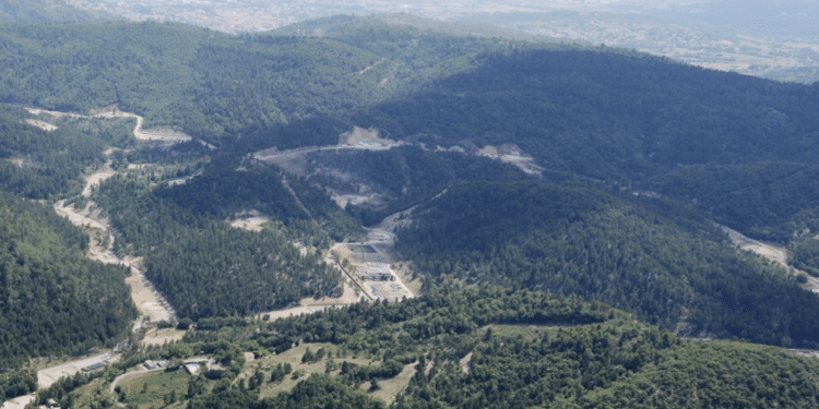 Le site Géosel près de Manosque sur le parc naturel du Luberon (Crédit Géosel)