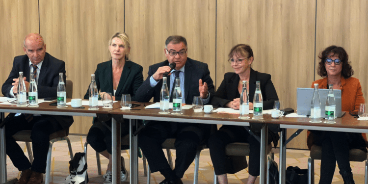 Pierre-Paul Léonelli lors de la réunions avec les agences d'urbanisme (Crédit @PPLeonelli)