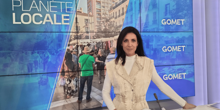 Sophie Hébrard, présentatrice de BFM Marseille Provence (Crédit JRG/Gomet')