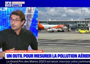Damin Piga, d'Atmosud, est l'invité de l'émission Planète locale du lundi 16 octobre (crédit : BFM Marseille Provence)