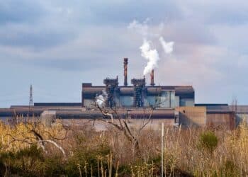 Le site d'ArcelorMittal à Fos-sur-Mer (crédit : JYD / Gomet')