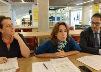 Les élus Olivia FOrtin, Sophie Camard et Yannick Ohanessian lors du point presse organisé à la Criée mercredi 11 octobre (crédit : JRG / Gomet')