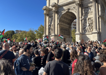 Manifestation pour un cessez-le-feu à Gaza le 28 octobre 2023 Crédit @Hendrik Davi