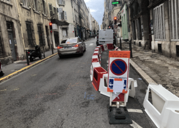 Le bas de la rue Breteuil le 3 novembre 2023 (Crédit Gomet')