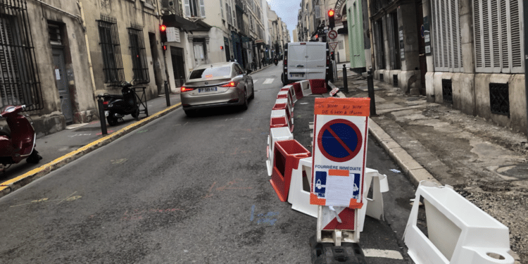 Le bas de la rue Breteuil le 3 novembre 2023 (Crédit Gomet')