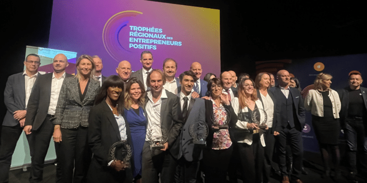 Les lauréats des Trophées régionaux des entrepreneurs positifs organisés par la CPME Sud (Crédit DR)