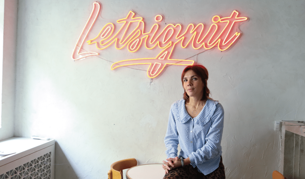 Capucine Roche, PDG de Letsignit (Crédit Letsignit)