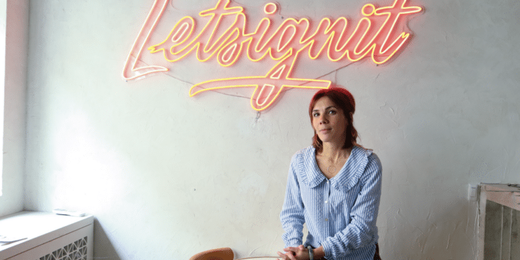 Capucine Roche, PDG de Letsignit (Crédit Letsignit)