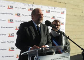 L’escale aixoise du ministre de la Justice Eric Dupond-Moretti