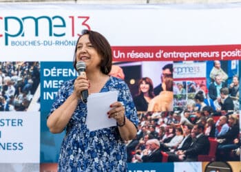 Corinne Innesti, la présidente de la Cpme 13 (Crédit ®criscuolo)