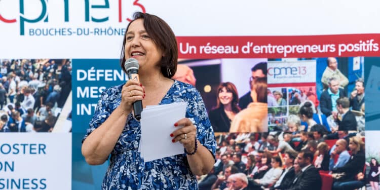 Corinne Innesti, la présidente de la Cpme 13 (Crédit ®criscuolo)