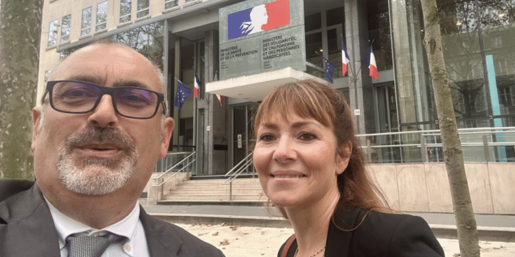 Jean-Jacques Haffreingue et Sandrine Dujardin, passage relais à la direction de Soliha Provence (crédit DR)