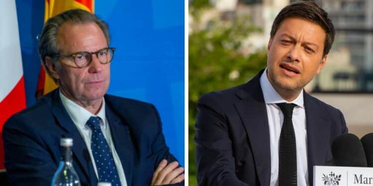 Renaud Muselier et Benoît Payan (crédit : JYD / archives Gomet')