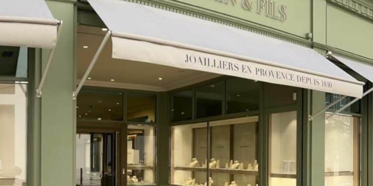 La boutique Pellegrin & fils rue Davso à Marseille (1er) (crédit : DR / Pellegrin & fils via Linkedin)