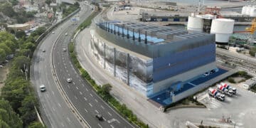 Une visualisation du projet du 5e data center de Digital Realty à Marseille (Crédit DR)