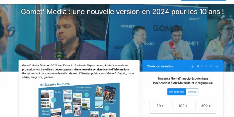 Soutenez la nouvelle version de Gomet’ avec un don défiscalisable