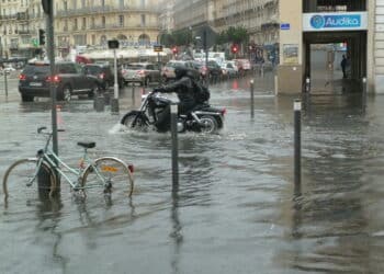 Inondations du port de Marseille (Crédits photo : François Roberi)