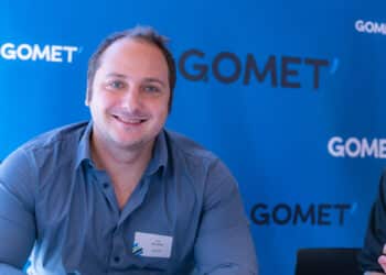 Luc Meunier, professeur de finance à l'école Essca sur le plateau de Gomet' le 24 novembre 2023 (Crédit JY Delattre)