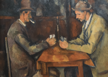 Les joueurs de cartes de Paul Cézanne, actuellement au musée d'Orsay. Le tableau sera présent à Aix en 2025 pour l'année Cézanne (Crédit capture Wikipedia)