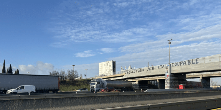 A7 dans le secteur Vitrolles - Les Pennes (Crédit Gomet')