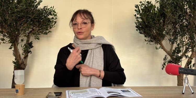 Sophie Joissains lors de ses voeux à la presse lundi 22 janvier (Crédit Gomet')