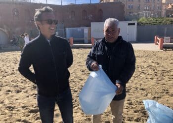 Fabien Perez et Christophe Madrolle en mars 2023